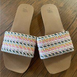 Time and Tru Light Brown Sandals